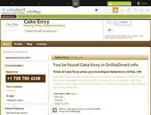 Tablet Screenshot of cake-envy-orillia.orilliadirect.info